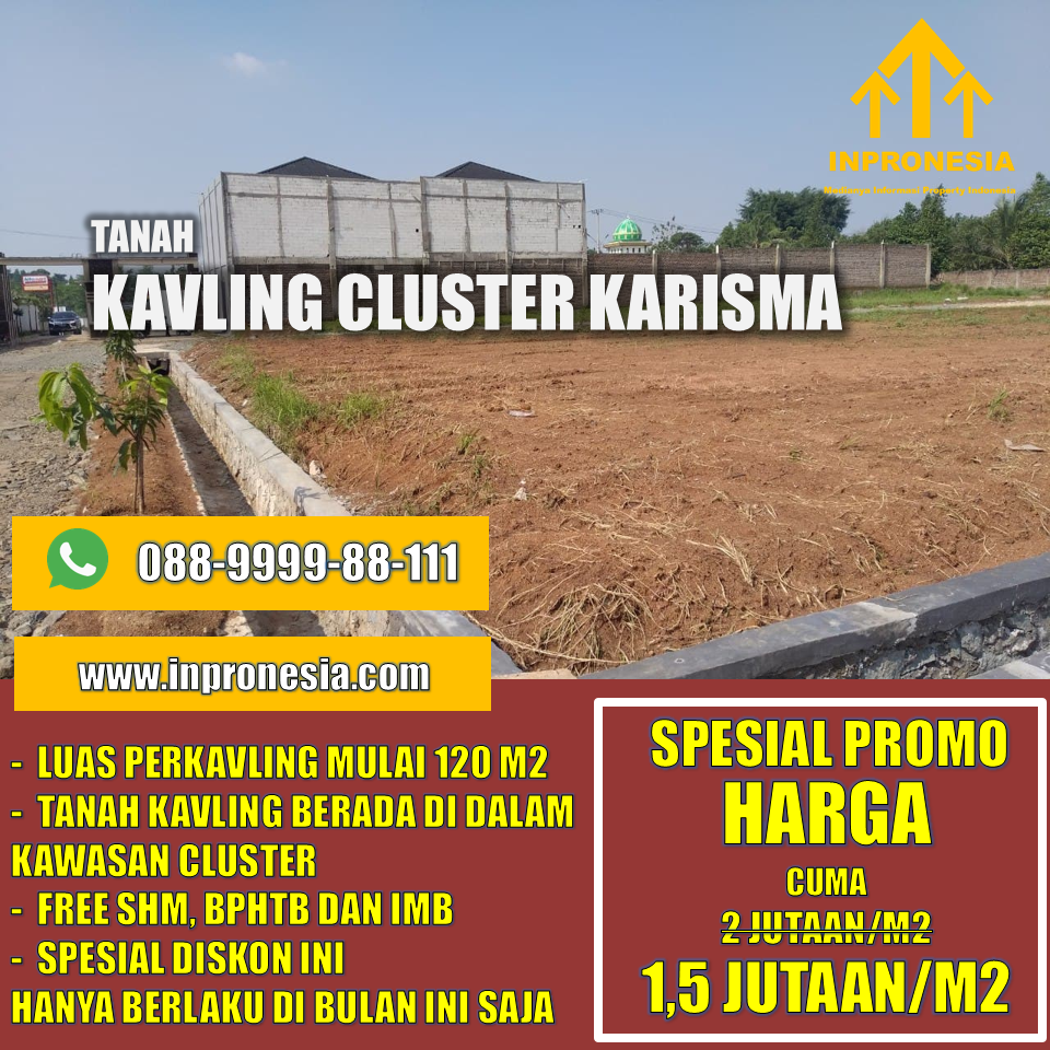 TANAH KAVLING EXCLUSIVE DI PUSAT KOTA SERANG-BANTEN